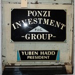 Ponzi Sceme sign