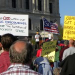 Tea Party protestors