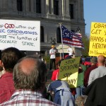 Tea Party protestors