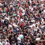 Croud of people- overpopulation