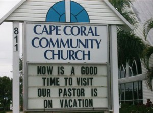 pastor-on-vacation-sign